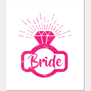 Bridal Diamond Ring - Wedding - Bride - Wedding proposal Posters and Art